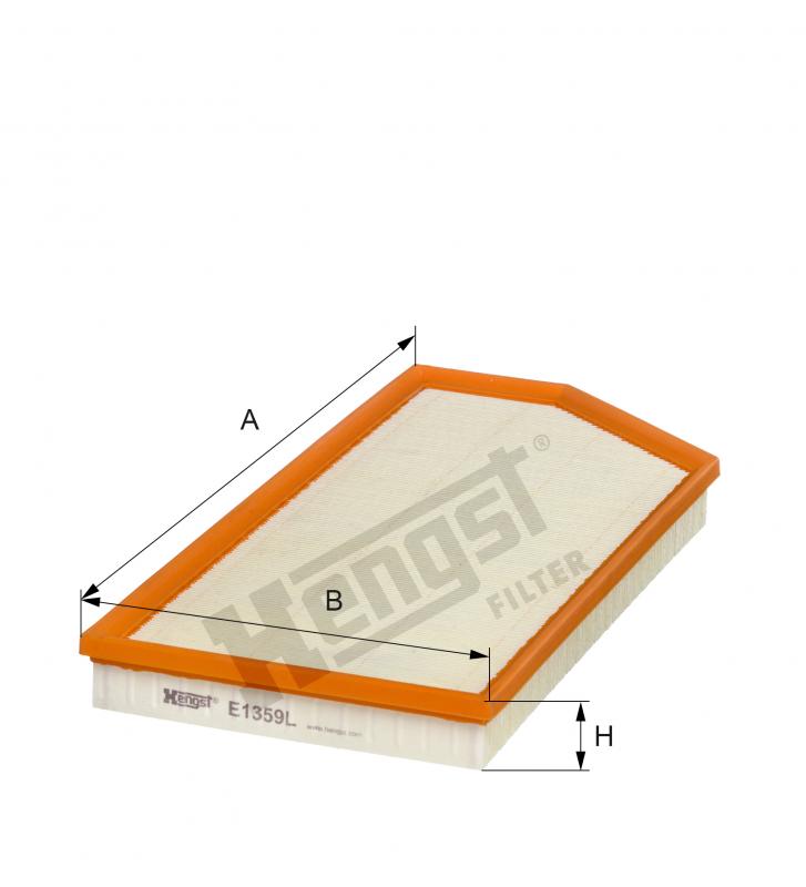 Filtro de Aire Mercedes Benz W213 W205 GLC GLE Diesel M654 Hengst