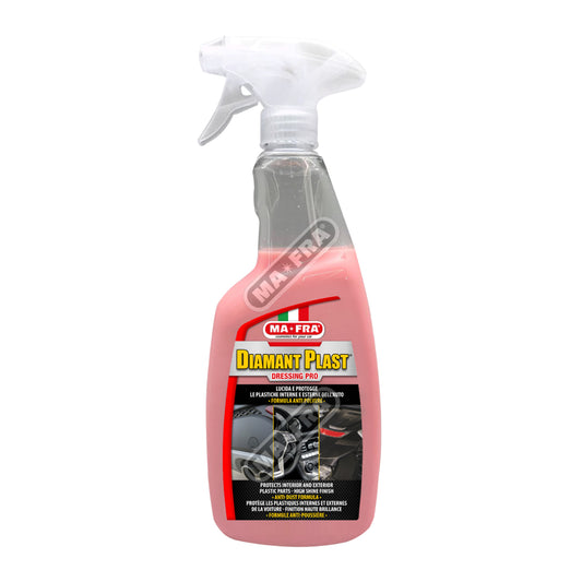 Renovador, Abrillantador y Protector Para Plásticos Diamant Plast Dressing Pro 500 ML Mafra